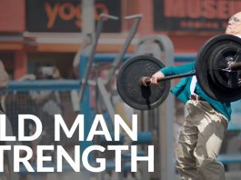 An Old Man Trolled Weightlifters at Muscle Beach