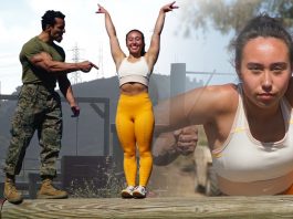 Gymnast Katelyn Ohashi vs US Marine Obstacle Course